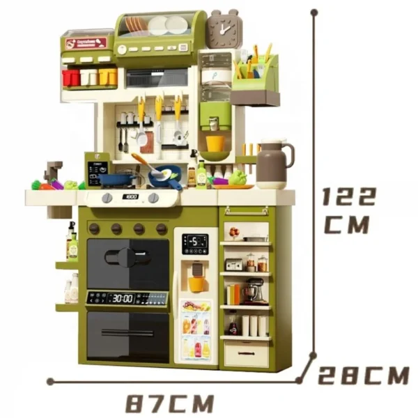 Medidas de Juguete cocina infantil interactiva para ninos y ninas